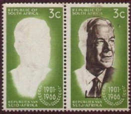 6 Cent Republic of South Africa Stamp